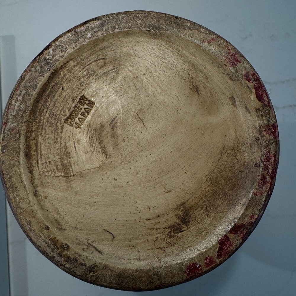 Japanese Majolica Vase - Vintage - Picture 7 of 8